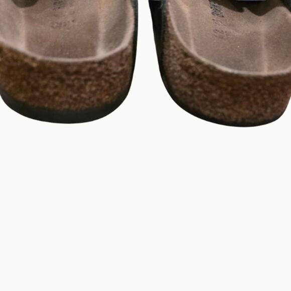 Vintage Birkenstock Boston Women's Sandal in Black Leather – EUC Size 10 - Picture 5 of 5